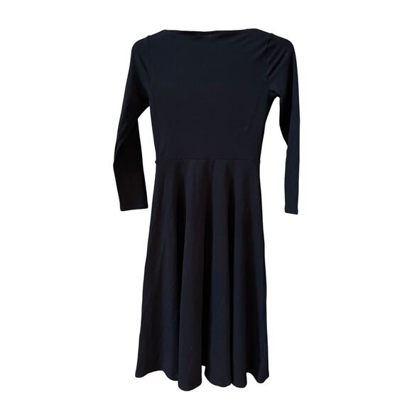 Reformation Wiley Long Sleeve Cotton
Jersey black Dress (New) - Picture 6 of 6